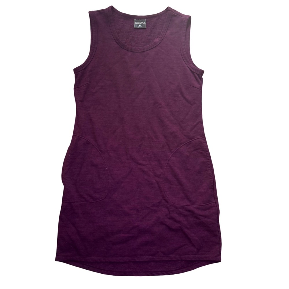 32 Degrees Cool Purple Dress Sleeveless Casual Pockets Athleisure Small